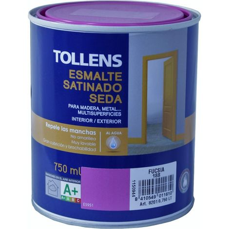 Tollens Esmalte Satinado al agua Fucsia 750 Ml