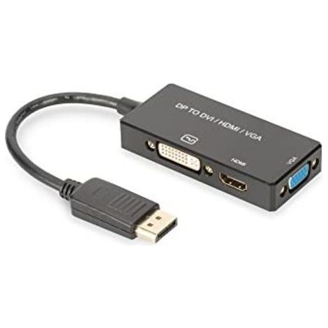 Digitus AV Convertitore AK-340418-002-S [DisplayPort - HDMI, DVI, VGA] 3840 x 2160 Pixel (1/5)