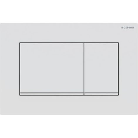 Geberit Sigma20 - Betätigungsplatte SIGMA20, weiß matt / chrom 115.883.JT.1