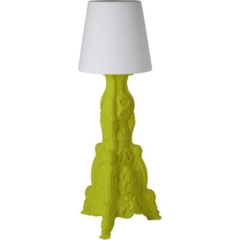 Madame of Love Verde lime lampada da terra originale Slide di design grande interno esterno giardinop colorata veranda terrazza sala da pranzo salotto