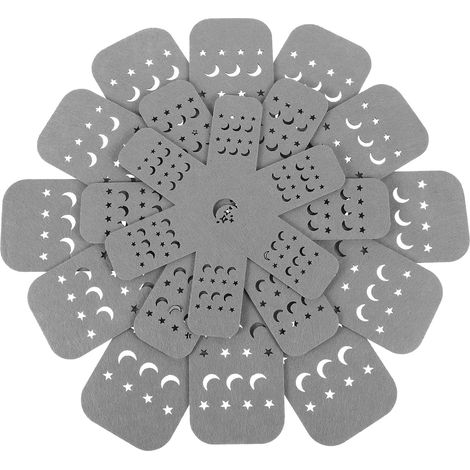 Lot de 12 dessous de plat antidérapants en tissu non tissé (1/5)