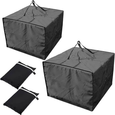 Sacs de rangement carrés pour mobilier de jardin, tapis de jardin, sacs de rangement étanches,housses de chaise Oxford pour