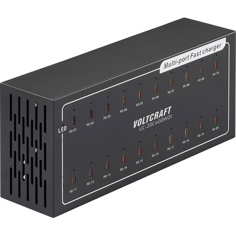 [GEBRAUCHT] B-Ware VOLTCRAFT UC-20C400W01 USB C Ladegerät Netzteil Ladestation USB C Schnelllad111 (1/2)