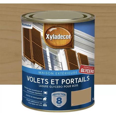 Lasure Xyladécor Volets & Portails Glycéro 8ans Chêne 1 L (1/3)