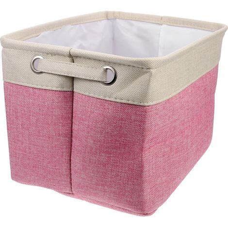 Porte-serviettes en tissu laine de bambou avec grand panier à linge et sangles rangement pour (1/5)