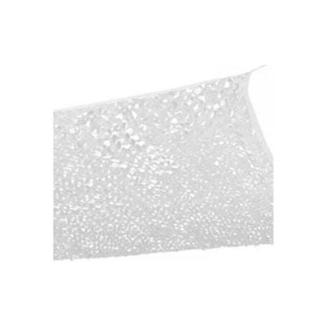 Vela parasole rettangolare, fantasia mimetica, 4 x 5 m, bianca (1/4)