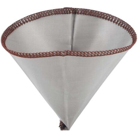 Filtre à café Permanent, Filtre Fin en Acier Inoxydable 304 Filtre à café Réutilisable pour la Maison (L pour 3 à 4 tasses)