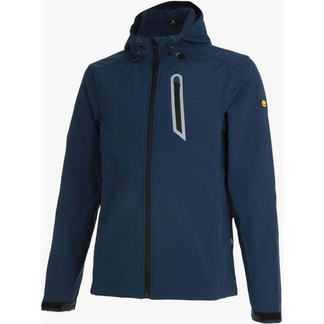 Utility Diadora Giacca Lavoro Softshell Sail Blu Polvere XXL (1/10)