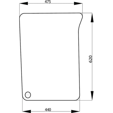 Parabrezza inferiore destro UNIVERSALE L171332N (1/2)