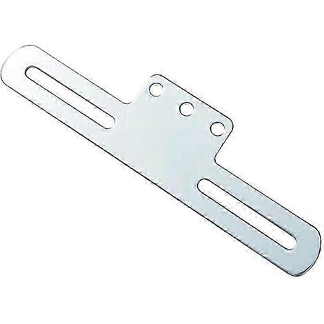 Support de plaque d'immatriculation moto avec support de feu arrière, fixation porte-plaque robuste pour lumières LED, kit de montage arrière. (1/3)
