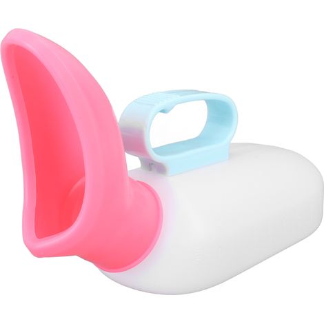 Urinoir féminin portable de 900 ml, étanche, ergonomique et robuste, idéal pour les voyages en voiture et les longs trajets. (1/5)