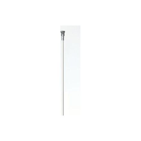 Tige cimaise rigide Twister 2 mm - Artiteq - longueur : 200 cm - conditionnement : pack de 5 - couleur : inox (1/3)