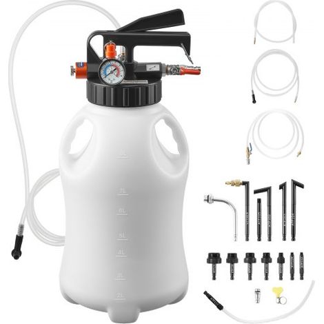 Bomba de Transferencia para Líquido de Transmisión Neumática Capacidad de 8 L, Bomba Extractora para Aceite, con Adaptadores de ATF, Tanque HDPE, Dispensador de Aceite para Coches Barcos Motos (1/5)