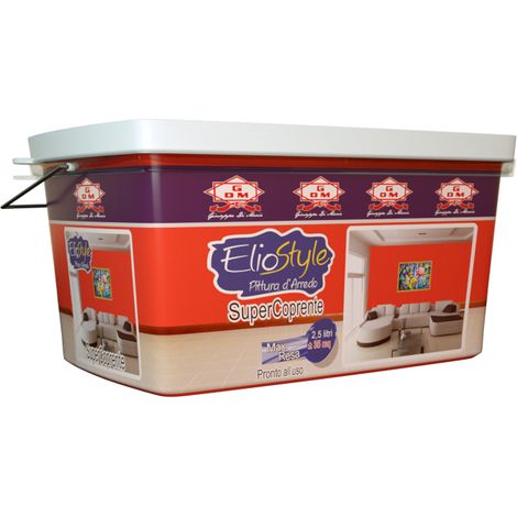 IDROPITTURA SUPERCOPRENTE LAVABILE LT.2.5 SCARLATT