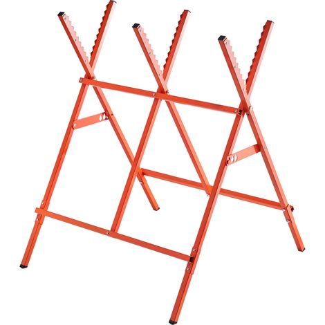 Mophorn Cavalletto per Taglio Legno con Capacità di Carico di 117,9 kg, Supporto Pieghevole Regolabile in Altezza, Ideale per Lavori di Falegnameria, Carpenteria e Progetti Fai da Te (1/5)
