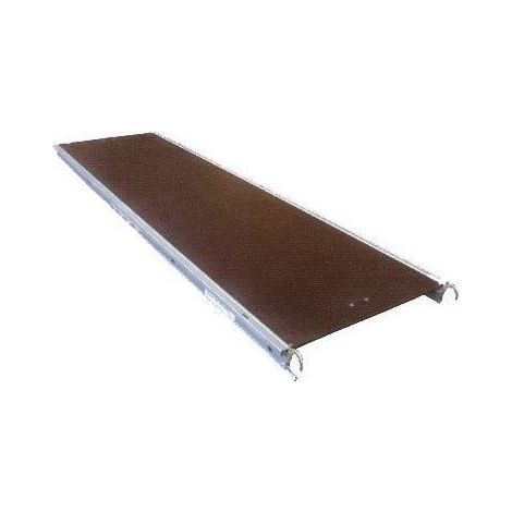 ALTRAD - Plancher alu/bois 0.75x3 m standard - NF - gamme échafaudage façadier - AERIS 45 - Réf: q8625 - 3 m