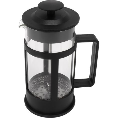 Cafetière à piston en verre et acier inoxydable de 350 ml (1/5)