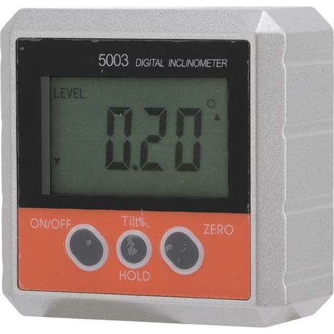 Niveau à numérique RuoShui 5003 avec aimant, rapporteur électronique 4x90°, étanche IP54, mesureur d'angle de précision (1/5)