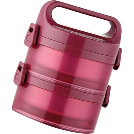 Boîte à lunch Bento PRETYZOOM en acier inoxydable, 700 ml par (1/5)
