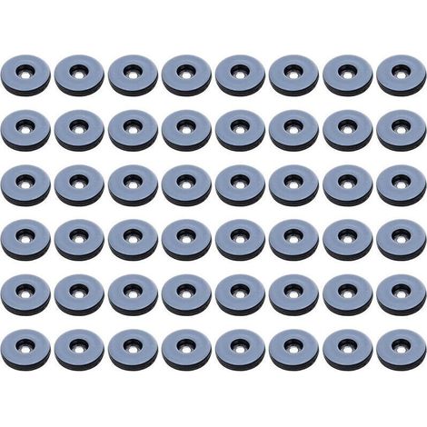 Patins Meubles,Lot de 48 patins de meubles ronds en téflon,Anti-vibration Patins Glisseurs pour Meubles,(Ronde) - 19 mm (1/3)