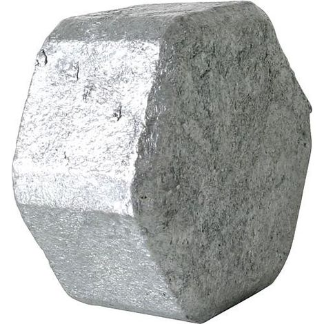 Raccord en fonte malleable galva Nr.300 Bouchon diam. 2 1/2" (1/3)