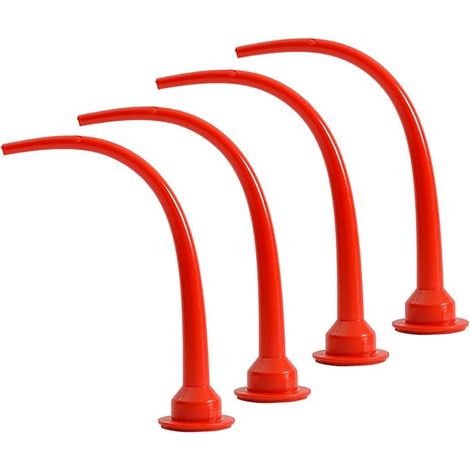 Silicone Caulking Cones 12" Caulking Tips Red Caulking Tips for Caulking Gun (C) (1/5)