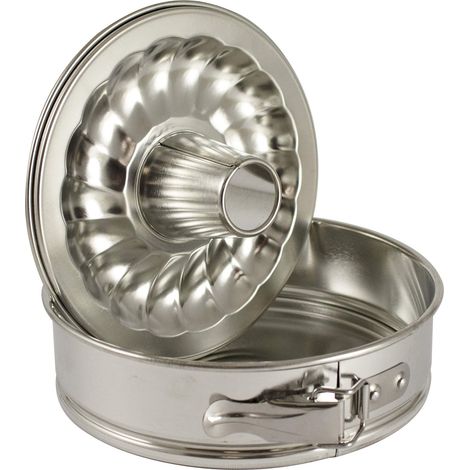 ZENKER Mini tortiera apribile a 2 fondi Ø15cm in Acciaio stagnato (colore: argento), quantità: 1 pezzo. (1/5)