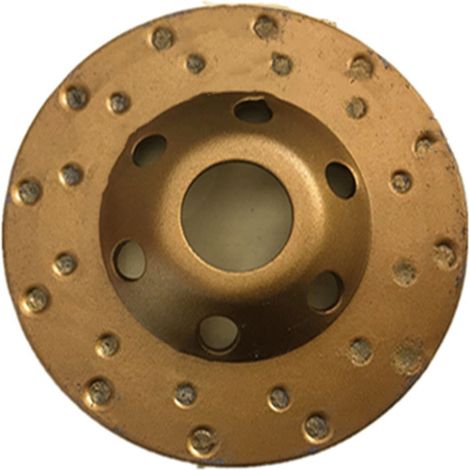 1-teilige Metallschleifscheibe für Winkelschleifer, für Marmor, Stein und Beton, 100 mm Scheibe zum Polieren von Böden. (1/5)