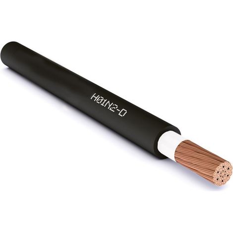 Cavo elettrico H01N2-D adatto per saldatrice ad arco 1x35mmq Nero