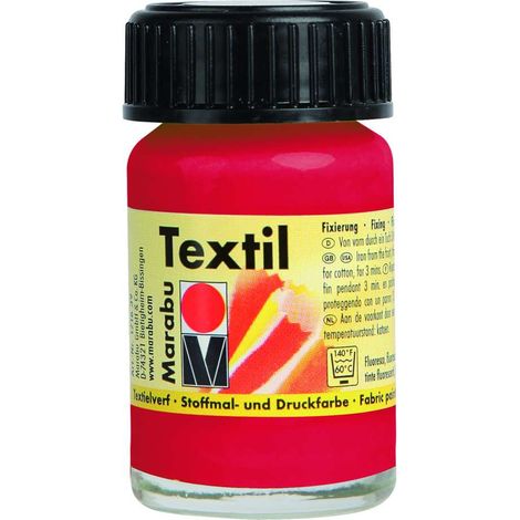 Textil Marabu 15 ml New Rosso Ciliegia (1/2)