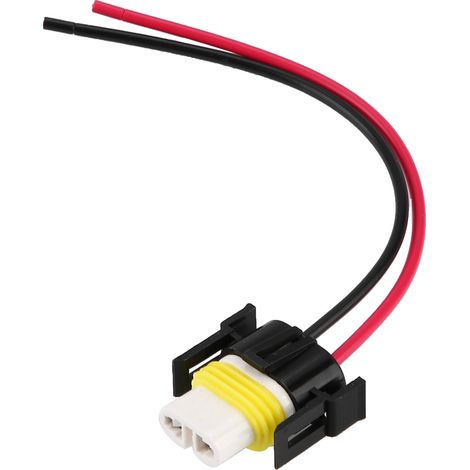 Faisceau de câbles pour ampoules H11, connecteur céramique femelle, adaptateur de prise pour feu antibrouillard et phare (1/5)