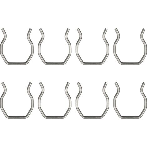 Clips de connecteur d'injecteur pour Ford 6.0L Powerstroke 2003-2010, métal argenté, lot de 8 pièces (1/5)