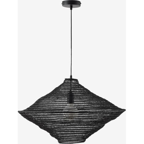 Plafonnier en fer Zulma Ø65 cm SKLUM Noir (1/5)
