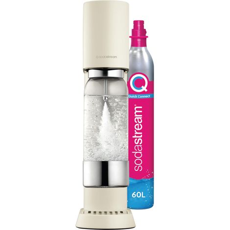 Machine à Eau Pétillante et Soda Pack 1 Bouteille 1L Compatible Lave-Vaisselle Finition Sable (1/5)