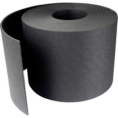 Bordure flexible en PE 100% recyclé, 10 m x 7,5 cm - Anthracite - Nortene