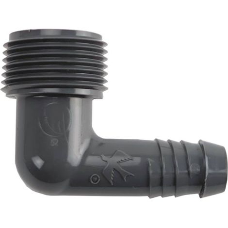 Codo estriado a presión 16mm x 3/4" Rain Bird Caja de 50 Unidades
