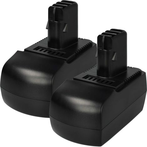 vhbw 2x Akku Ersatz für Metabo 6.25475, 6.25476, 6.25482, 6.25481, 6.25482.00 für Elektrowerkzeug (2100 mAh, NiMH, 14,4 V)