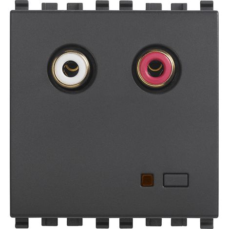 VIMAR - 20582 Entrée audio RCA 2M gris