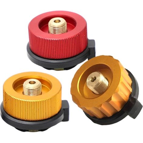 Adaptateur de connecteur de cuisinière à gaz de camping extérieur, en aluminium, accessoire d'ustensiles de cuisine pour réservoir de gaz et four à gaz (1/3)