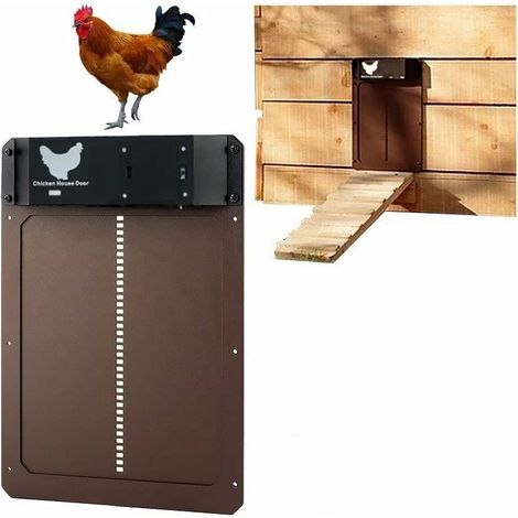 [JAMAIS UTILISÉ]Porte poulailler Automatique avec capteur de lumière - Poulailler entièrement étanche en Porte de poulailler à Induction - Porte de poulailler T-Audace T-Audace (1/5)