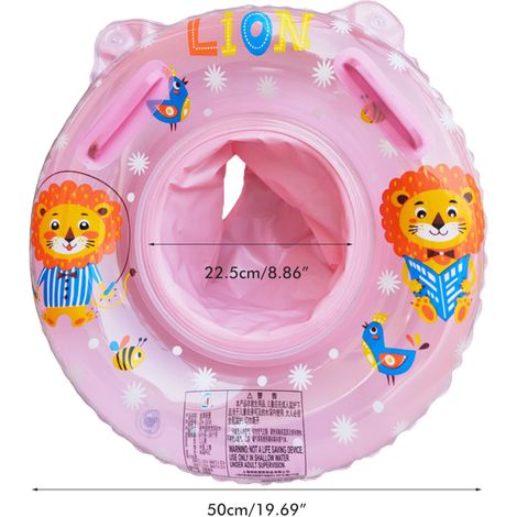 Bouée gonflable pour bébé avec siège flottant et poignées - Accessoires de piscine pour bébé (1/5)