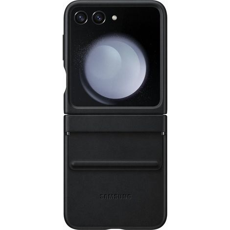 Samsung EF-VF731PBEGWW Z Flip5F731 schwarze Klapphülle aus Öko-Leder (1/5)