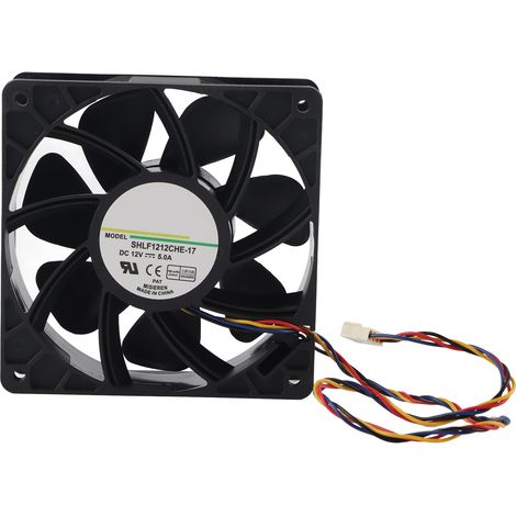 Ventilateur de refroidissement DC 12V 5.0A 7500RPM, connecteur 4 broches pour Antminer S7 S9, remplacement ventilateur ASIC