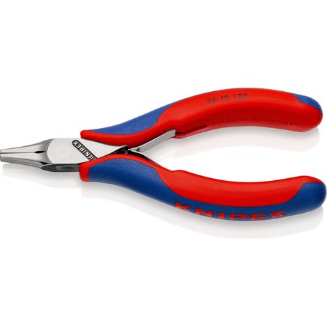 KNIPEX 36 12 130 Alicate de montaje para electrónica con mangos multicomponentes 130 mm (1/2)