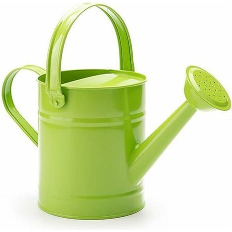 Arrosoir en fer - 1,5 l - Multicolore - En métal - Pour le jardinage, le jardinage - Avec joint torique - Petit arrosoir pour plantes - Outil de douche pour jardin en extérieur