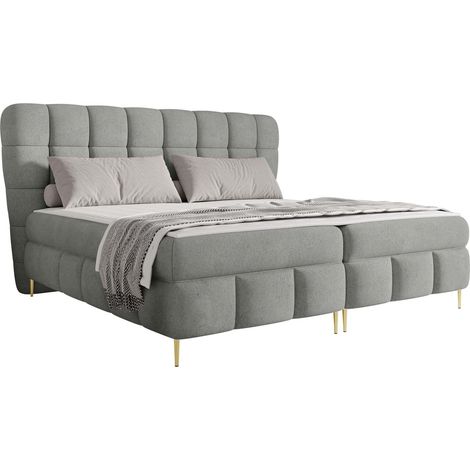 Cama continental Musica, Freya 210.20, Continental, Doble, 160x200, Tapiz, Somieres, 184x208x122cm
