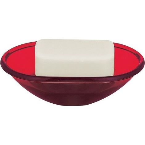 Porte savon TORONTO Rouge Spirella (1/2)