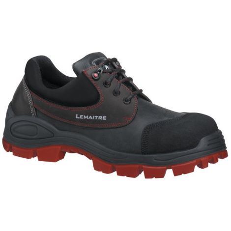 Zapatos de seguridad S3 Suela Roja 48 Negro (1/2)