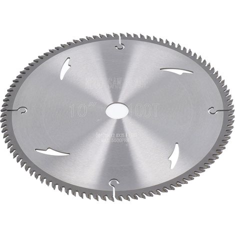 Hartmetallbestücktes, abwechselnd gezahntes Kreissägeblatt, silberfarben, schlagfest, zum Sägen von Spanplatten (1/5)