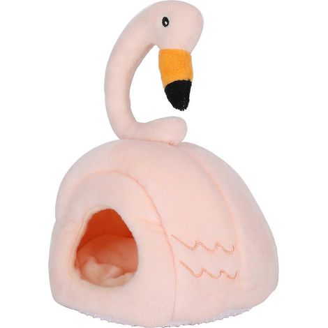 Lit douillet en forme de cygne pour petit hamster - Accessoires pour petits animaux de compagnie (1/3)